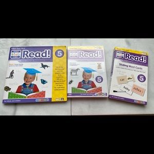 Baby Can Read 1 DVDs, 4 sliding cards, 1 flip book
